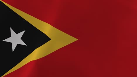 timor-leste waving flag animation 4k moving wallpaper background