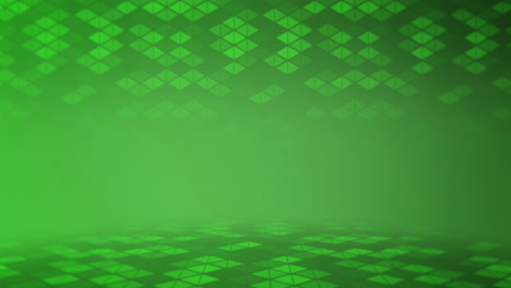 Modern-and-fashion-geometric-pattern-with-triangles-in-rows-on-green-gradient