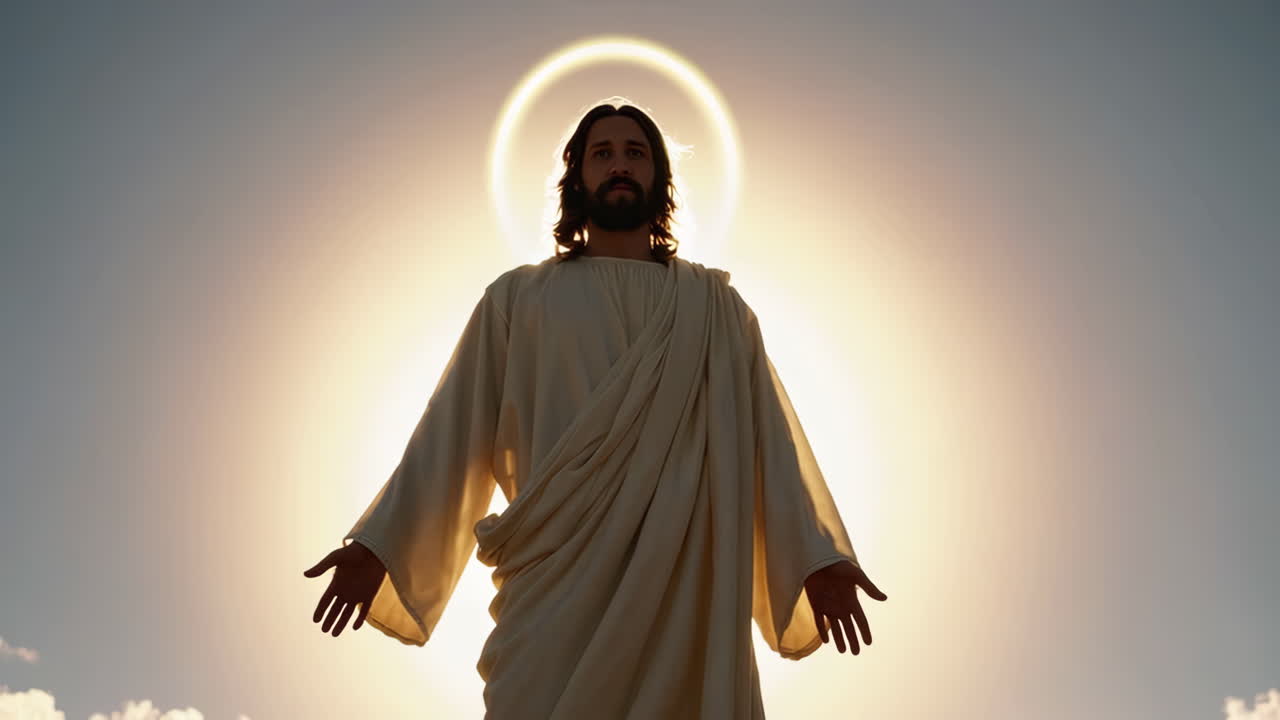 Jesus Christ in a Field