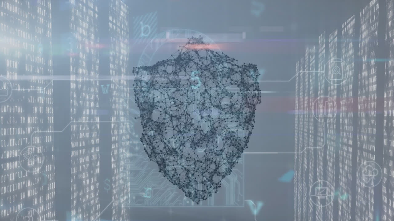 animación del globo y procesamiento de datos a través de servidores