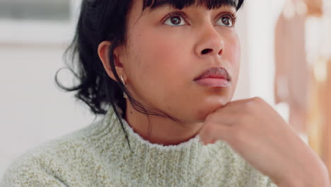 mujer cara pensando, ansiedad