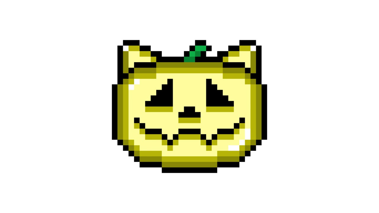 Animazione di icone pop-up Pixel Art con gatto Jack o Lantern (4).mov