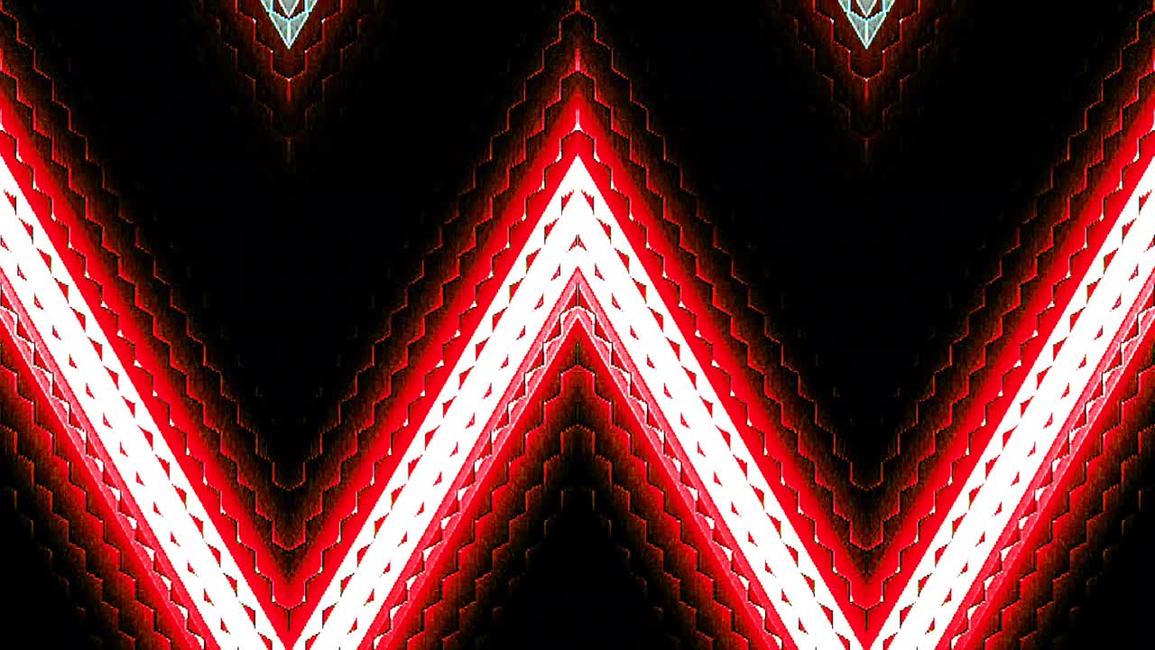 Beautiful video Lines of abstract backgrounds in multicolor textures. With red color reflection.