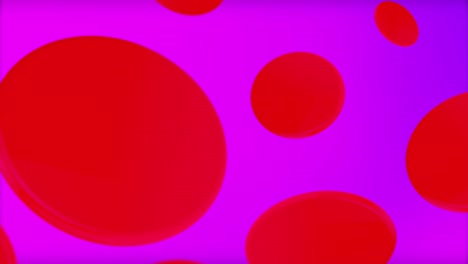 red circles on purple background