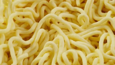 close-up of instant noodles