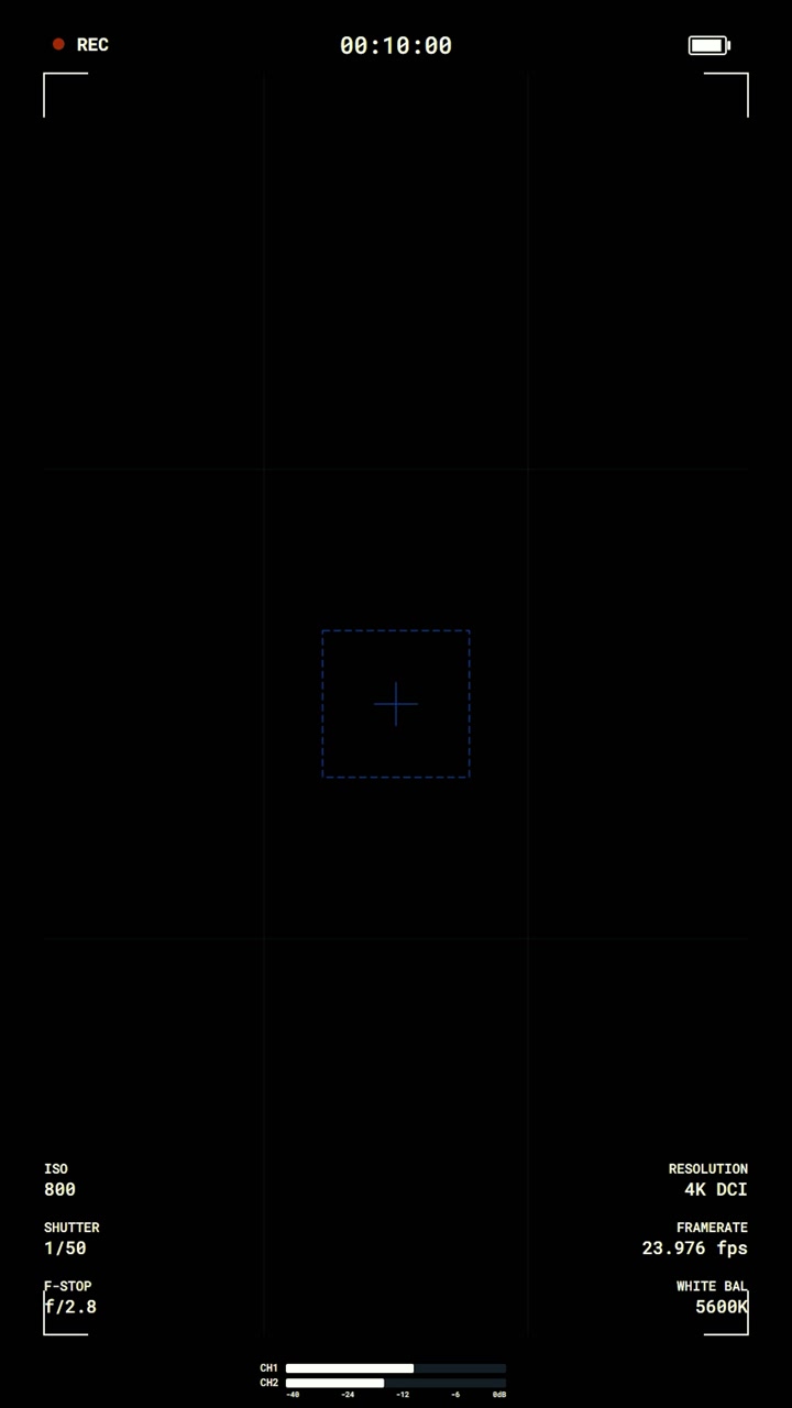 Digital Camera Viewfinder Interface Recording Screen