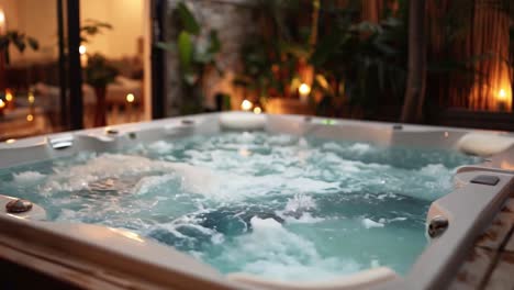 hot tub relaxation