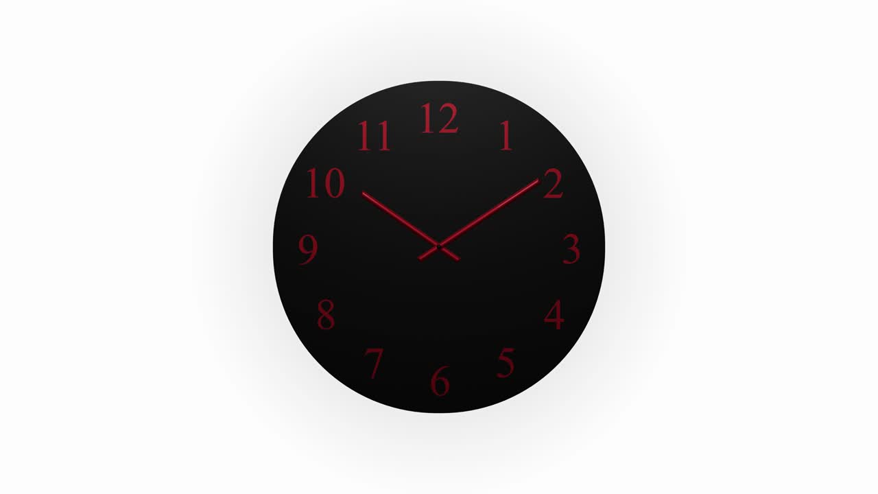 reloj contando hacia atrás 24 horas día velocidad rápida lapso de tiempo 4k hd