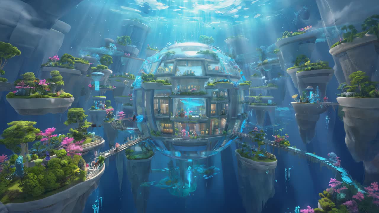 An Underwater Utopian City of the Future