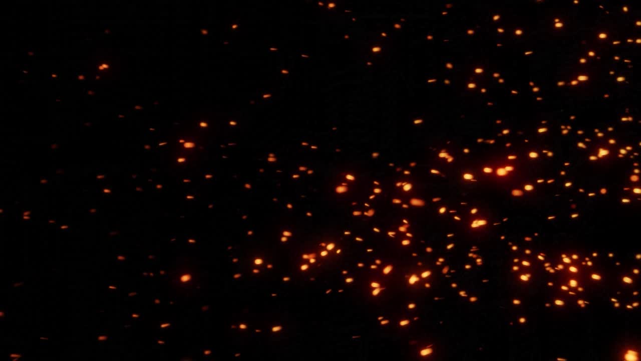 las chispas de fondo