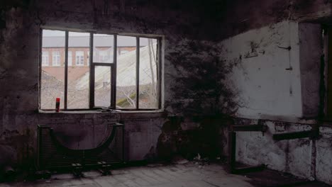 abandoned factory interior