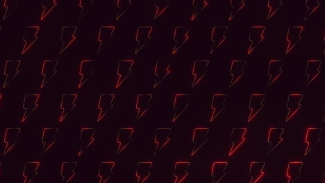 dynamic and energetic red lightning bolts arranged in a zigzag pattern on a black background convey a sense of movement and power, creating a visually striking and captivating design