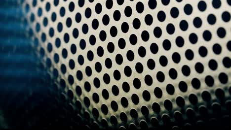 background with perforated holes.