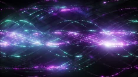 abstract glowing lines