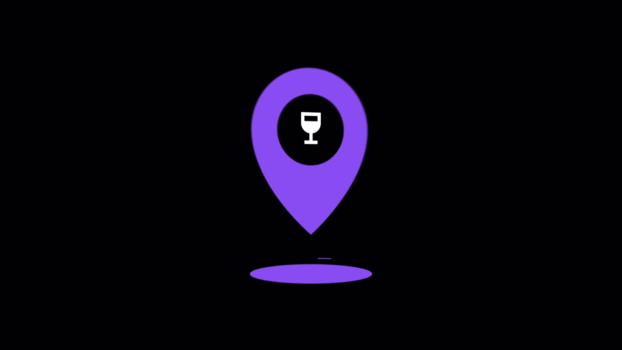 Bar Location Pin Animation