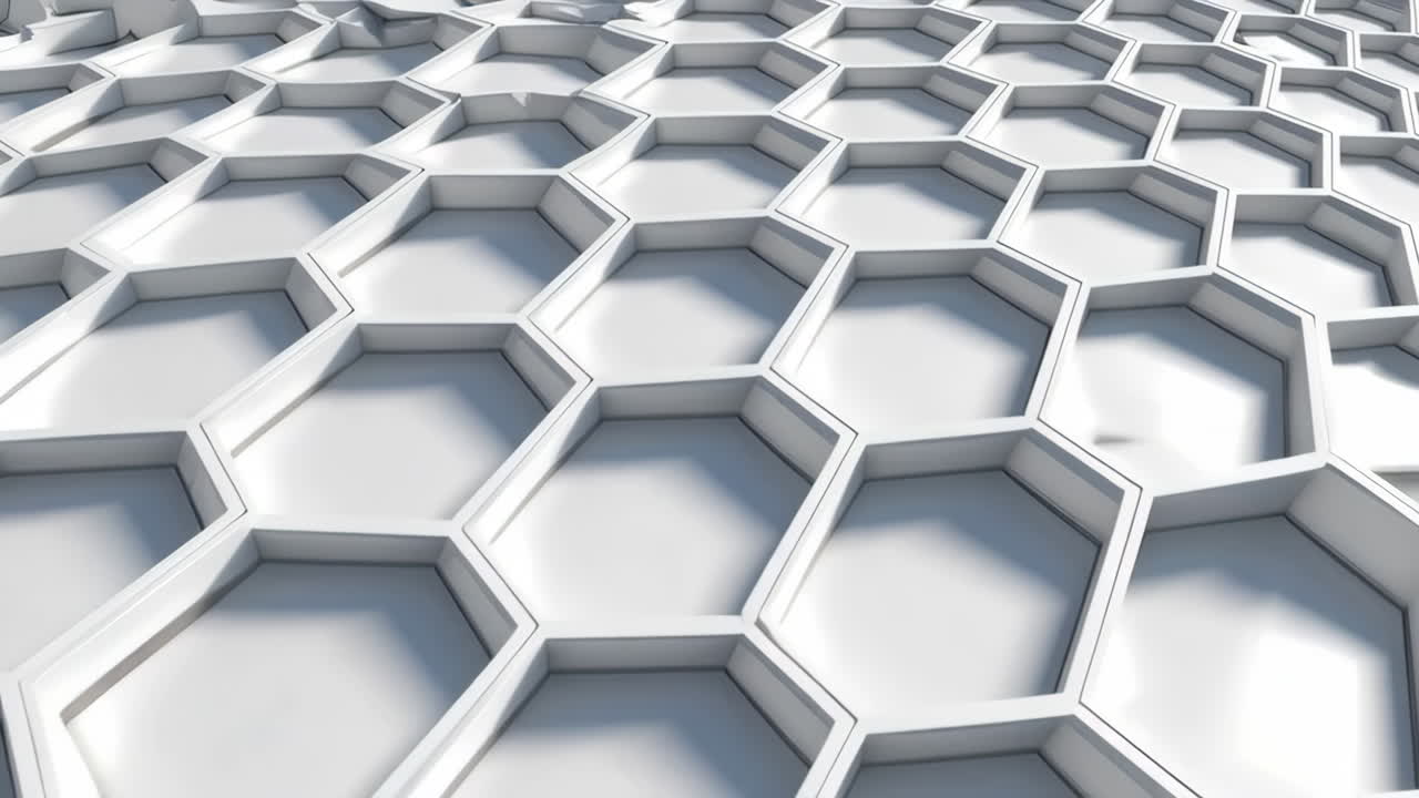 추상적인 색 육각형 패턴