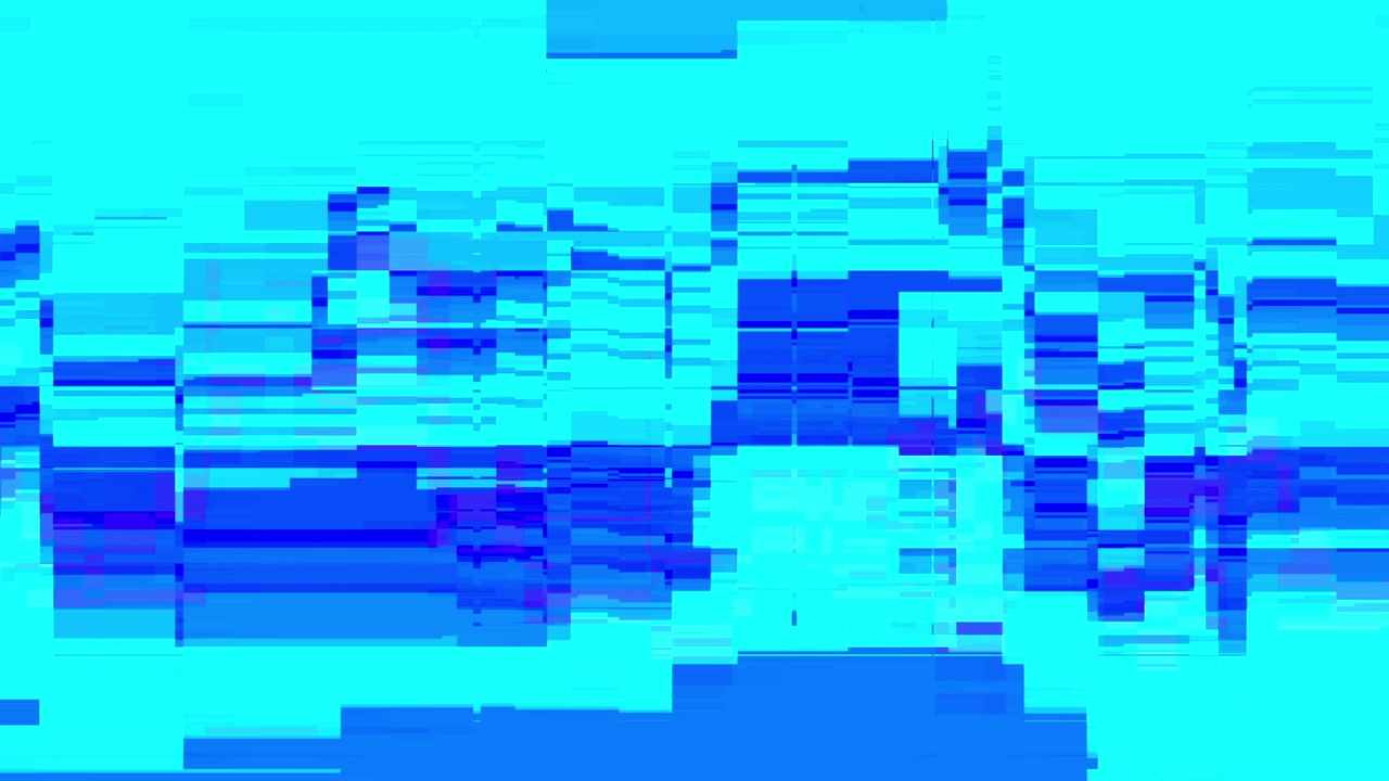 Abstract Digital Glitch Effect with Flashing Colors