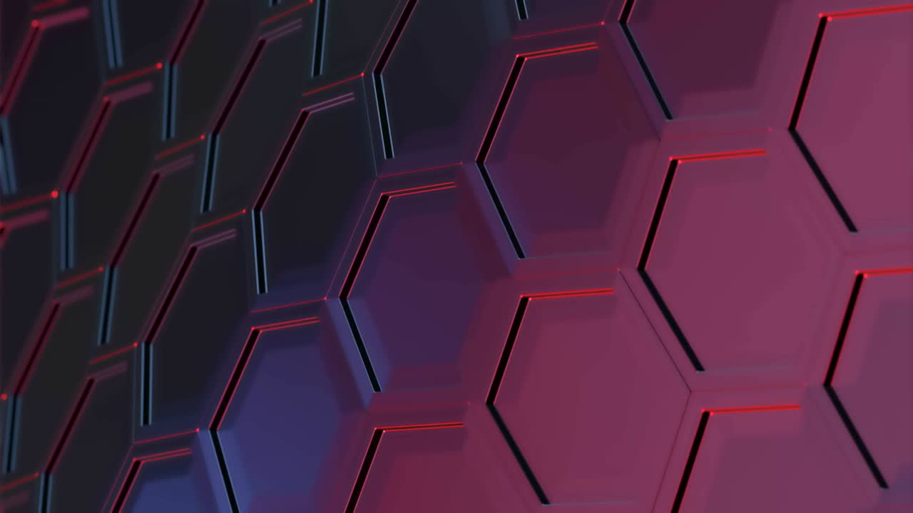 Futuristic Technology Wave Hexagon Pattern Modern Background 3d rendering
