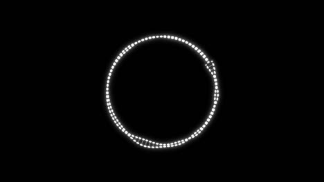 onda de sonido de la frecuencia del ruido en la animación