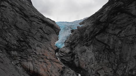 a massive glacier in norway