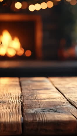 a fireplace with a fire burning in it. the fire is orange and yellow. the room is warm and cozy