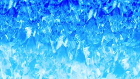 close up view of iceberg. abstract winter ice background. ice pieces. cold snow. light blue. 3d animation of crushed ice. loop animation.