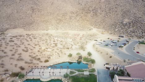 aerial drone view over apple valley, california