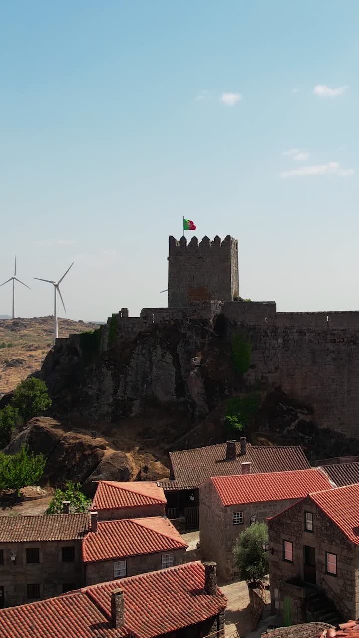 Portuguese Village of Sortelha Vertical Video