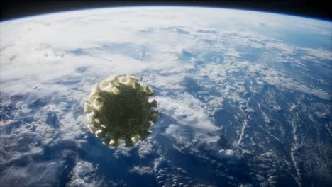 coronavirus covid-19 en la órbita de la tierra