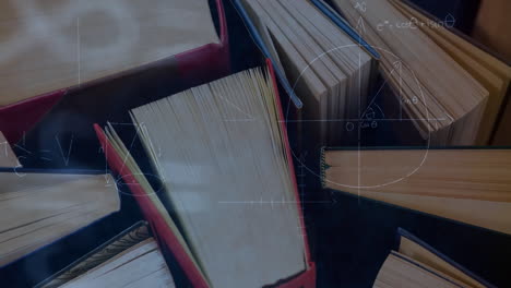 animación de una red de conexiones a través de una escolar usando una computadora