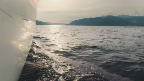 seascape from a yacht deck