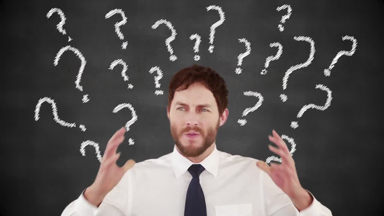 hombre de negocios estresado con las manos en la cabeza