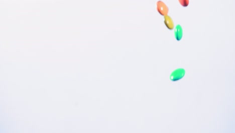 rainbow shower slow motion