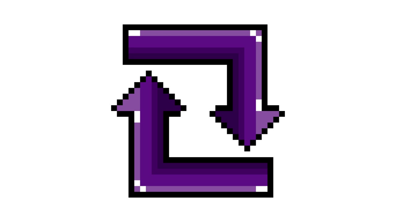 Pixel Art Pop-up Icon Animation with arrows forming a continuous loop (7).mov