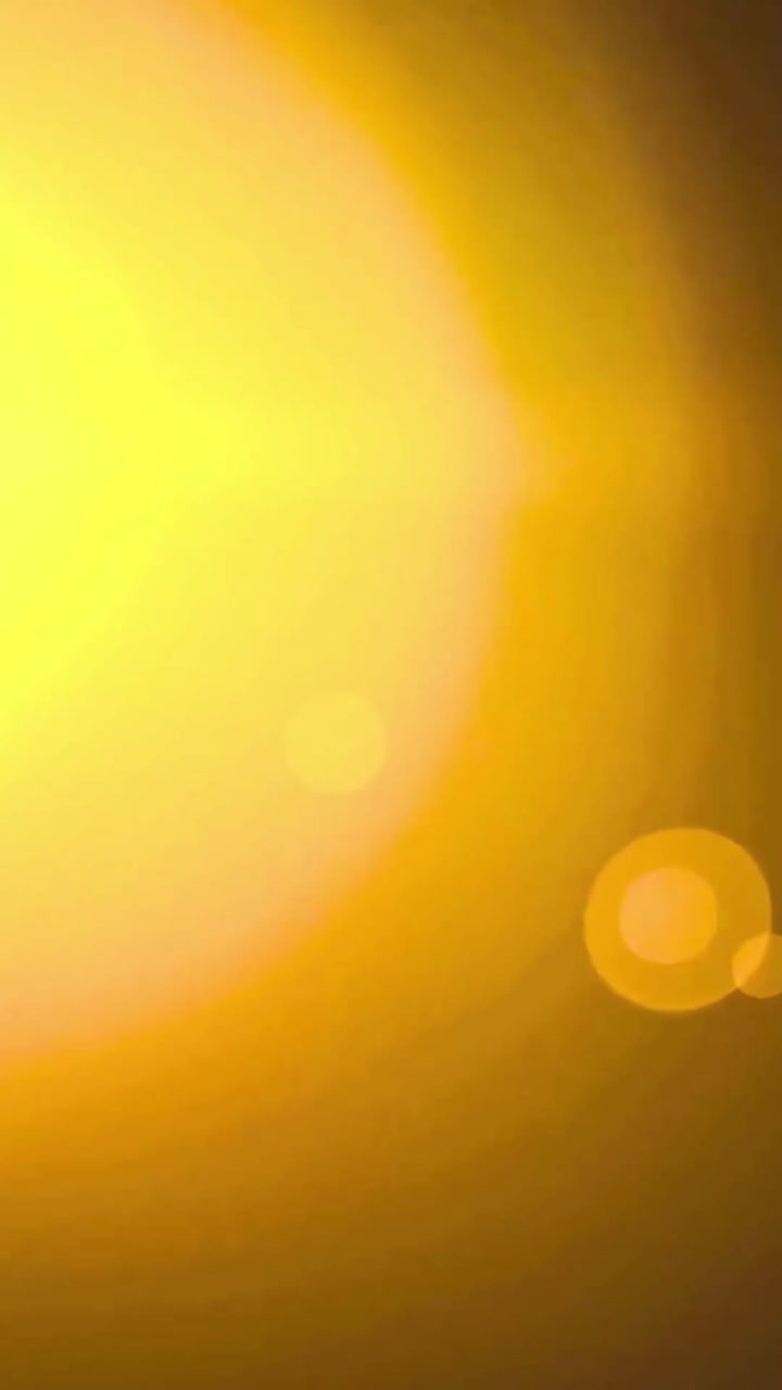 Bright Yellow Orange Light Lens Flare Transition
