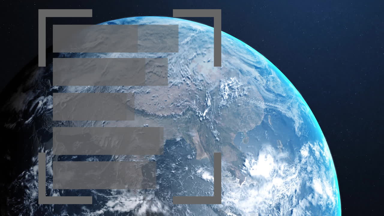 анимация цифровой обработки данных через компьютерные серверы