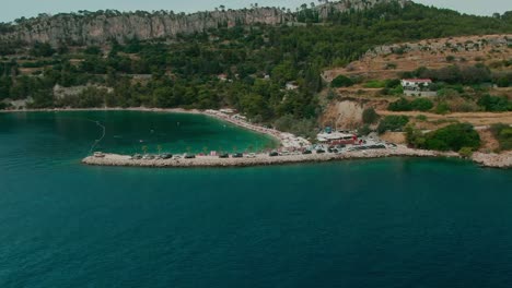 croazia costa aerea spiagge blu acqua natura pulita vacanza soleggiata