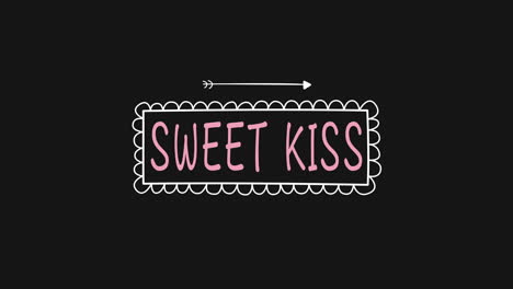 Sweet-Kiss-with-arrow-and-frame