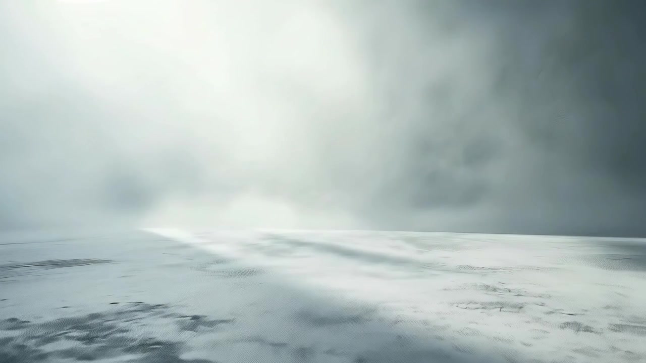 Abstract Background of White Surface with Rolling Fog and Soft Light