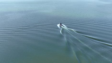 boating on a sunny summer day