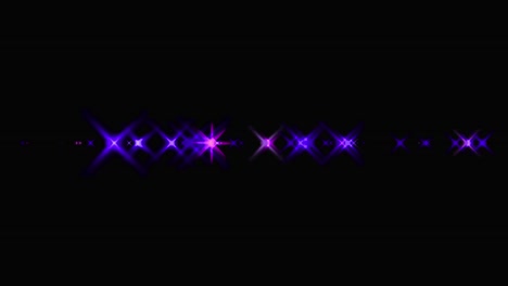 animación de partículas de estrellas brillantes gráficos de movimiento