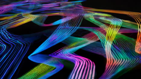 abstract light painting patterns