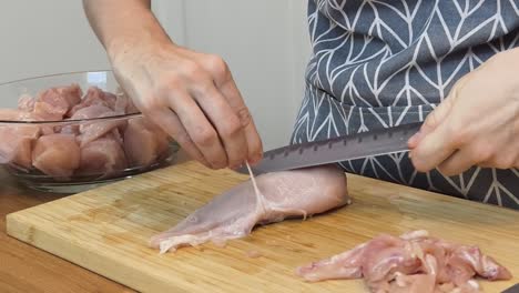 corte de pecho de pollo