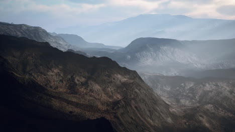 Alpine-chains-shrouded-in-the-morning-fog