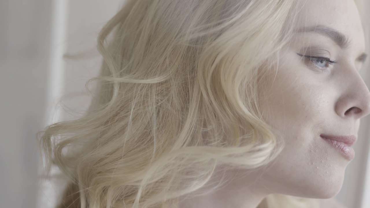 여성 프로파일 뷰