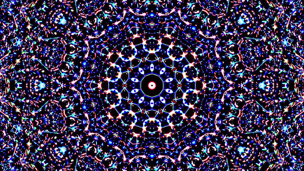 luz abstracta brillante que gobierna el color completo, caleidoscopio