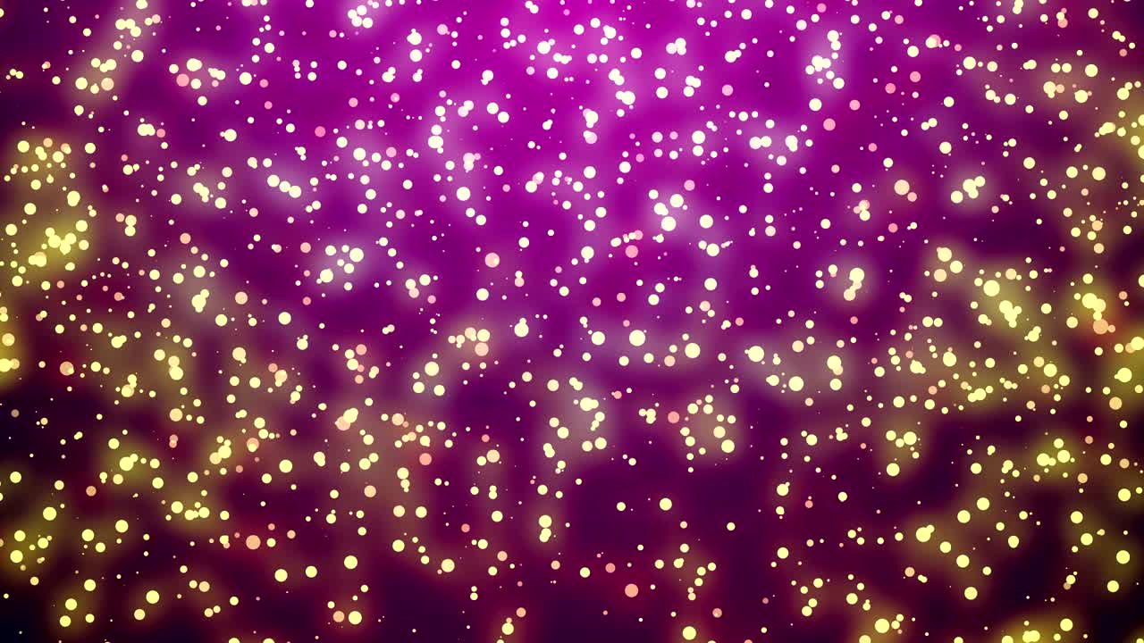Abstract falling sparkle rain glamor background for led screens. HD animation with particles.