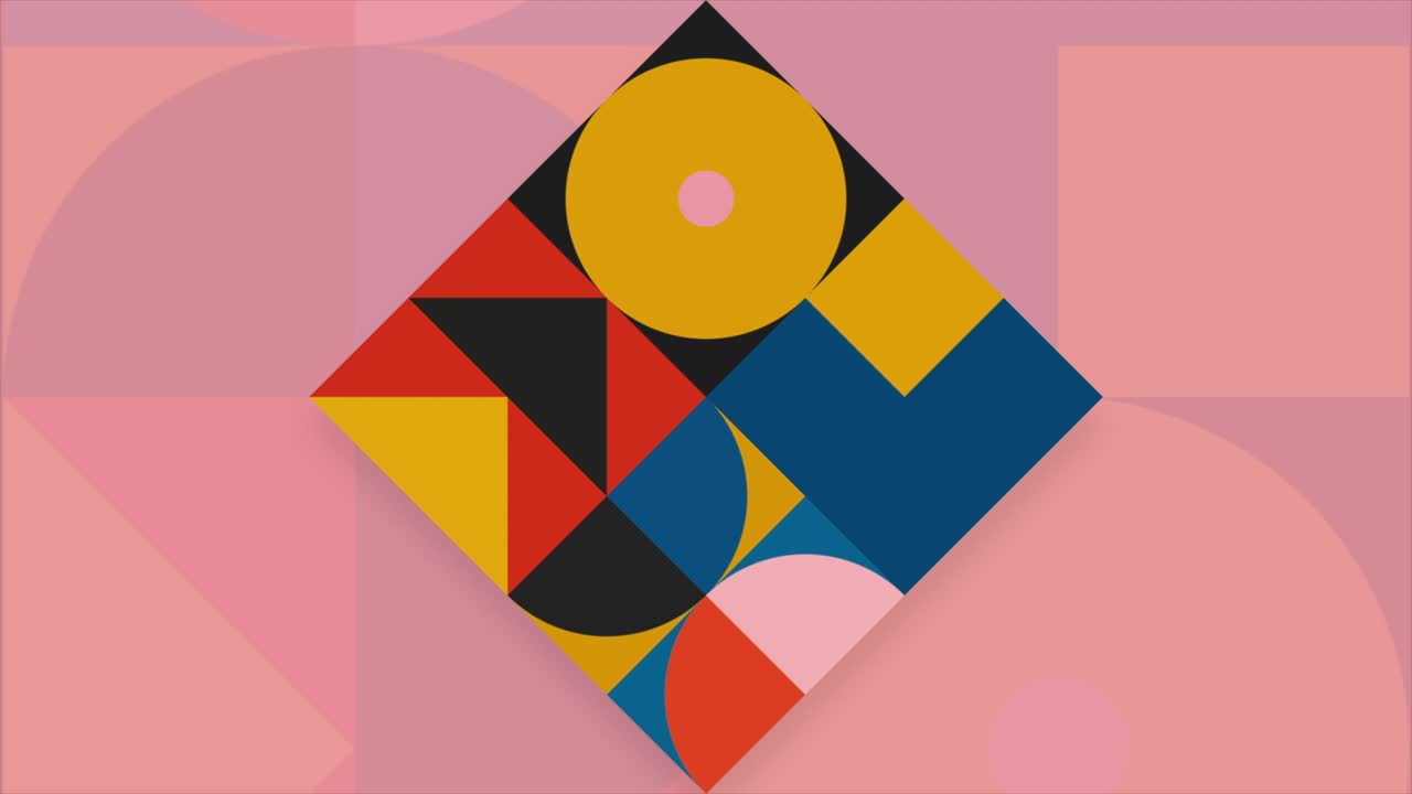 추상적 인 기하학적 디자인