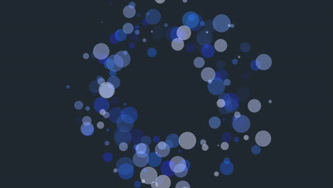 círculo azul con puntos blancos un elemento de diseño versátil para sitios web o aplicaciones