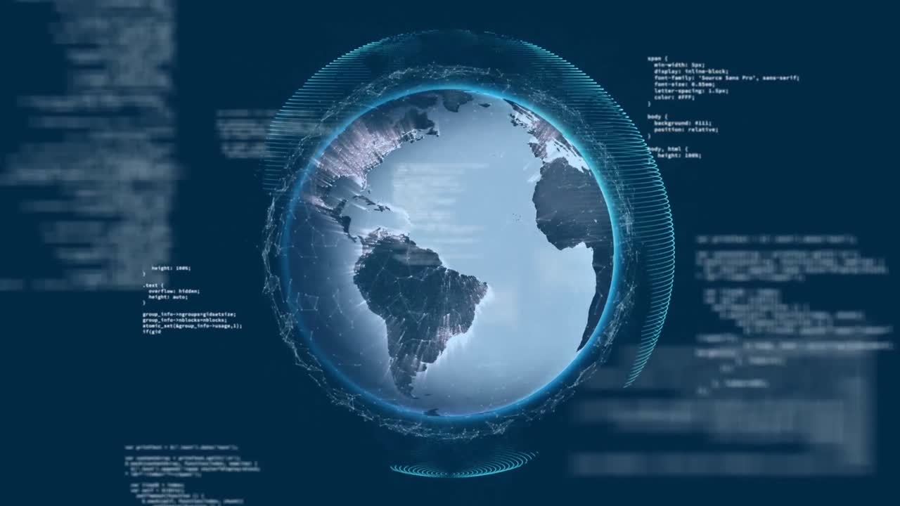 Globe and world data